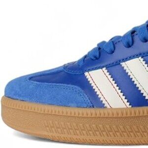 adidas Mens Samba XLG Shoes, Blue Bird/Cloud White/Gold Metallic, Size 9 and 10